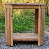 Old French oak side table
