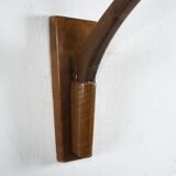 Vintage swivel applicator with Germany 1960s textile lampshade