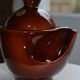 Pot en céramique  marron