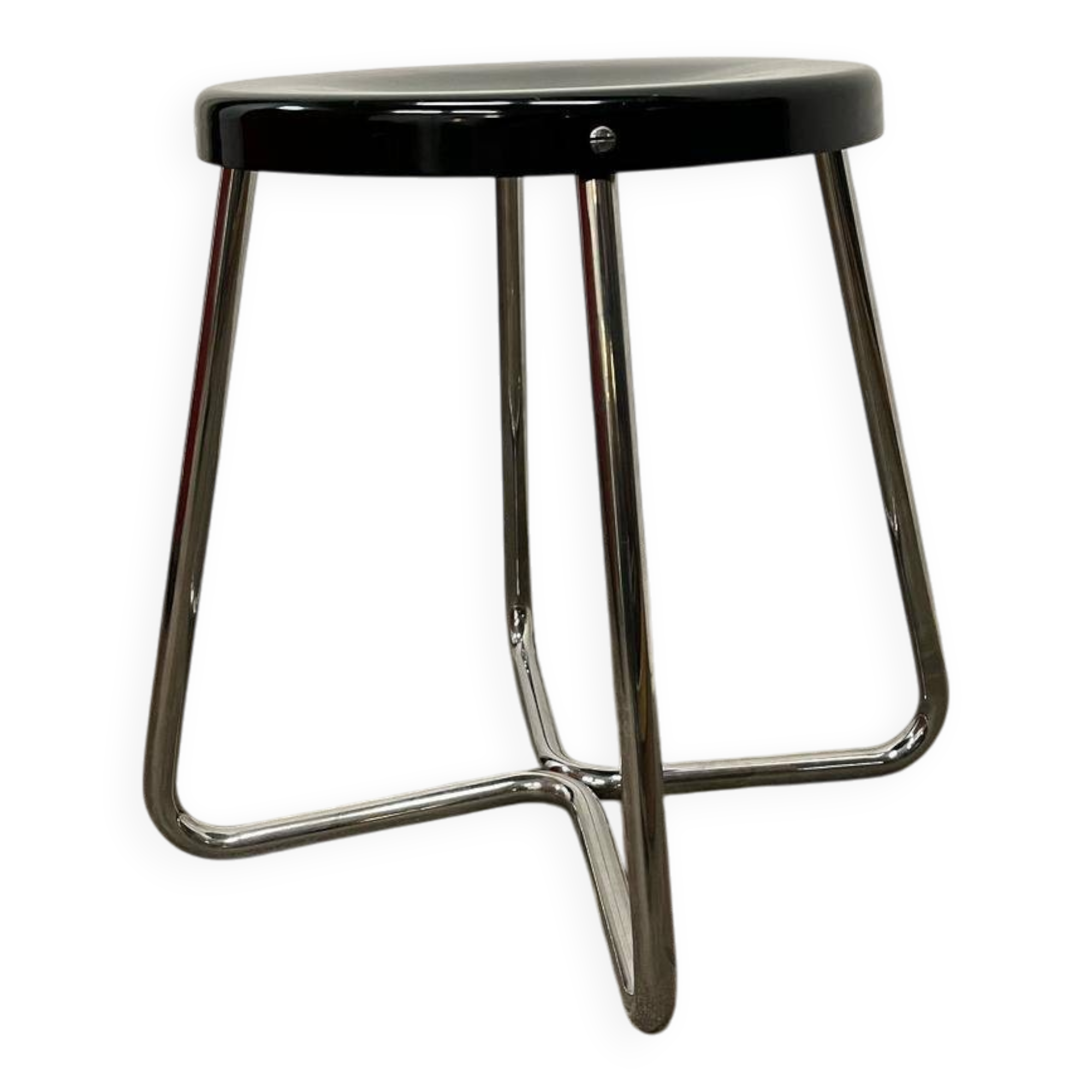 Tubular Stool With Bakelite Seat
