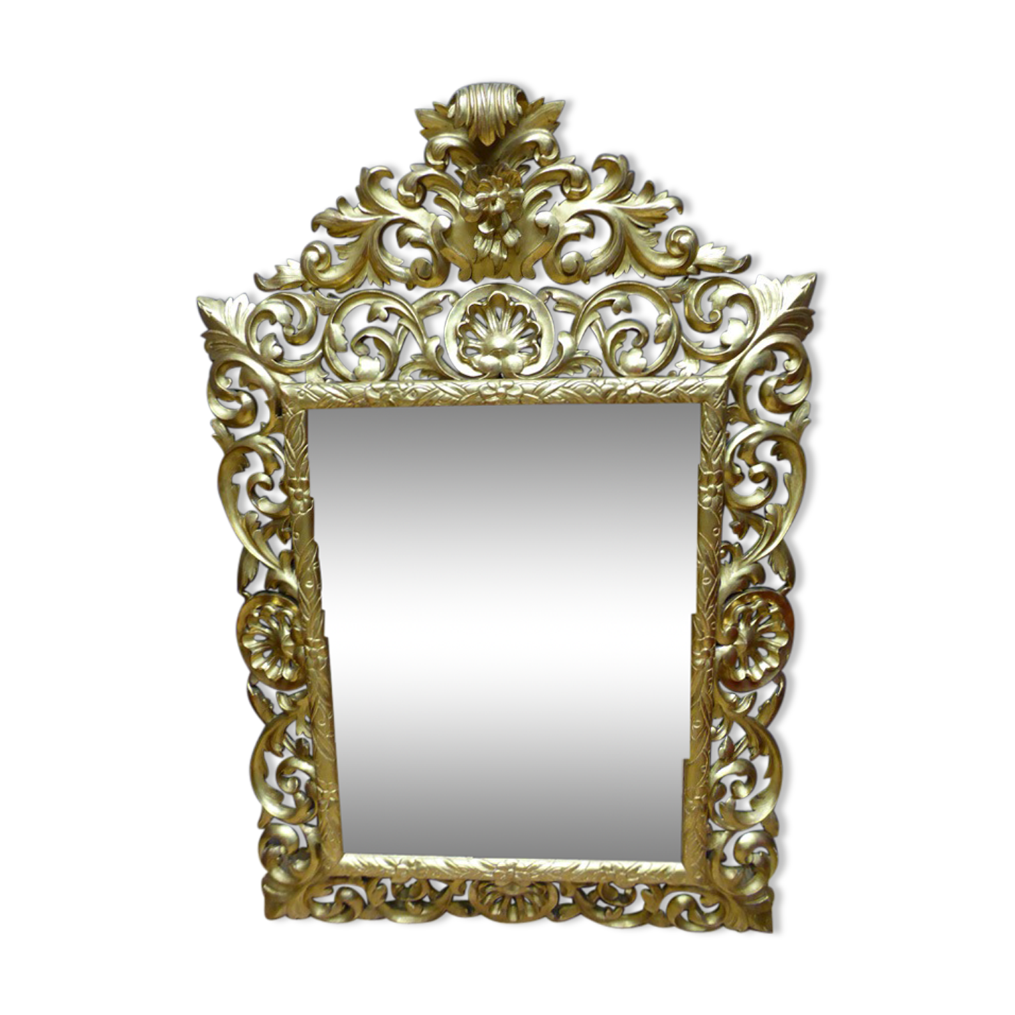 Mirror wooden gold XIX