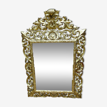 Mirror wooden gold XIX