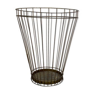 Can paper basket 1950 brass