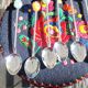 Lot of 6 vintage teaspoons with stones.