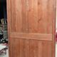 Patinated Parisian wardrobe, 2 doors, 2 shelves