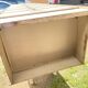 Furniture with 10 industrial metal locker flaps Ronéo 1950