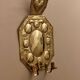 Pair of Large Early-Century Sweden Brass Sconces