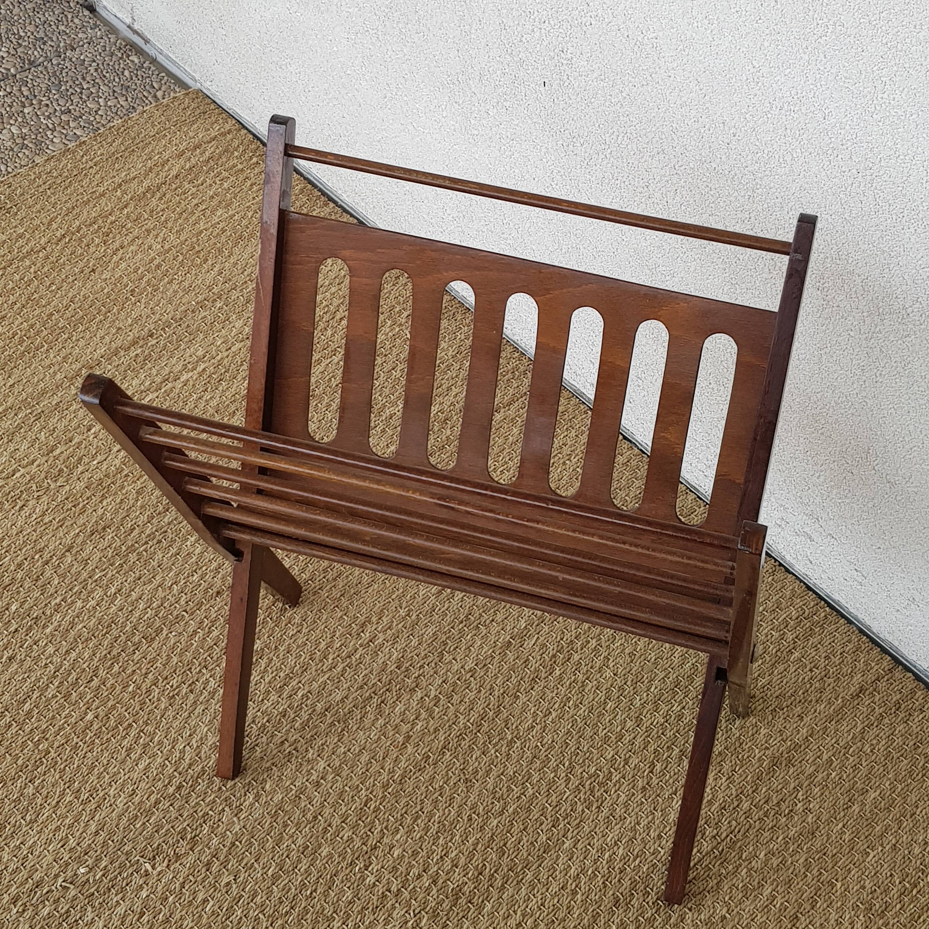 Vintage magazine holder