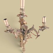 Pair of large wall sconces in Louis XV / Rococo / Baroque style.
