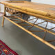 Table basse vintage en rotin