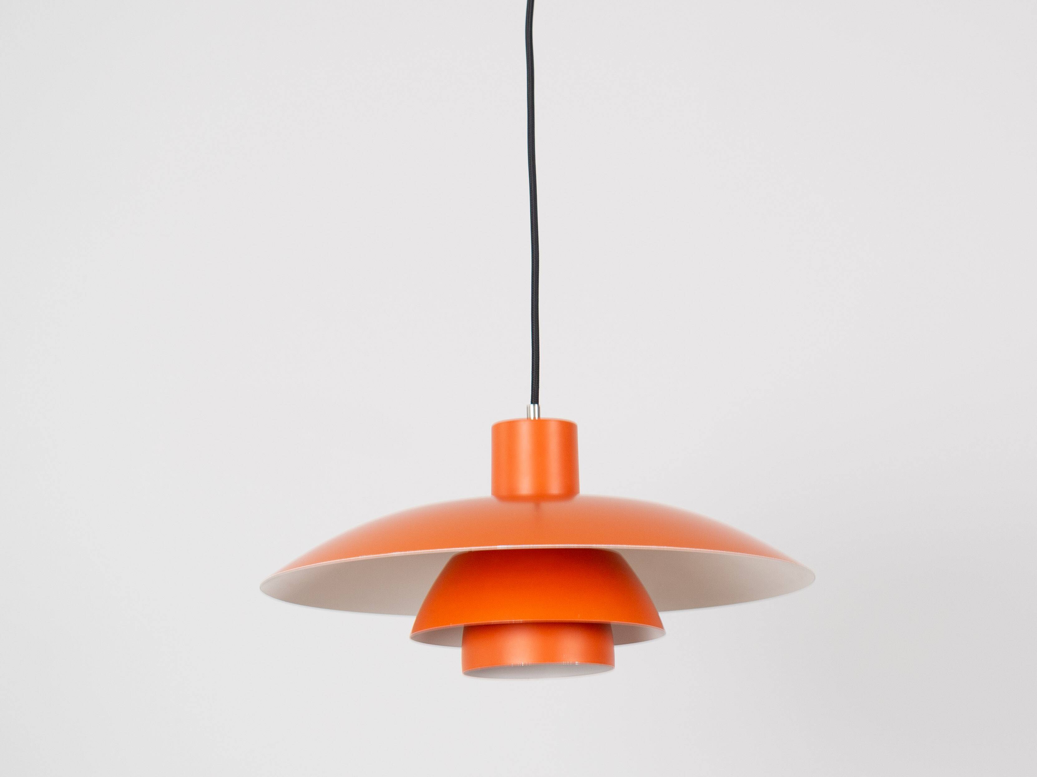 Vintage suspended luminaires PH 4/3 Danish by Paul Henningsen, Louis Poulsen, 1966