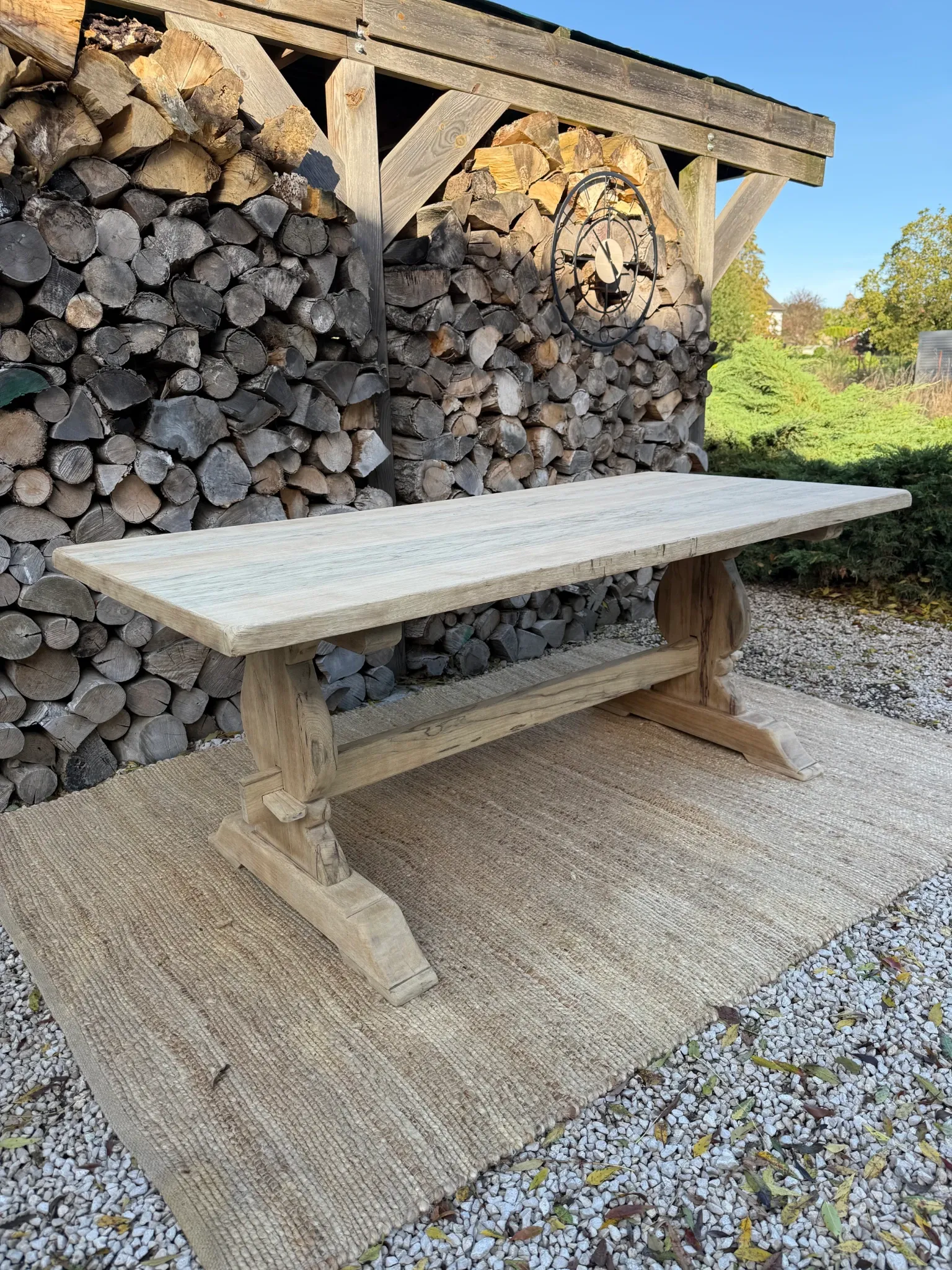 Table monastère 188cm frêne massif