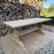 Table monastère 188cm frêne massif