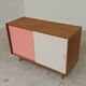 Wooden buffet U 452 pink by Jiri Jiroutek for Intérier Praha 1960