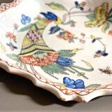 Malicorne earthenware by Pouplard Beatrix: old plate with Rouen decoration