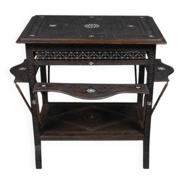 Syrian walnut table – late 19th century