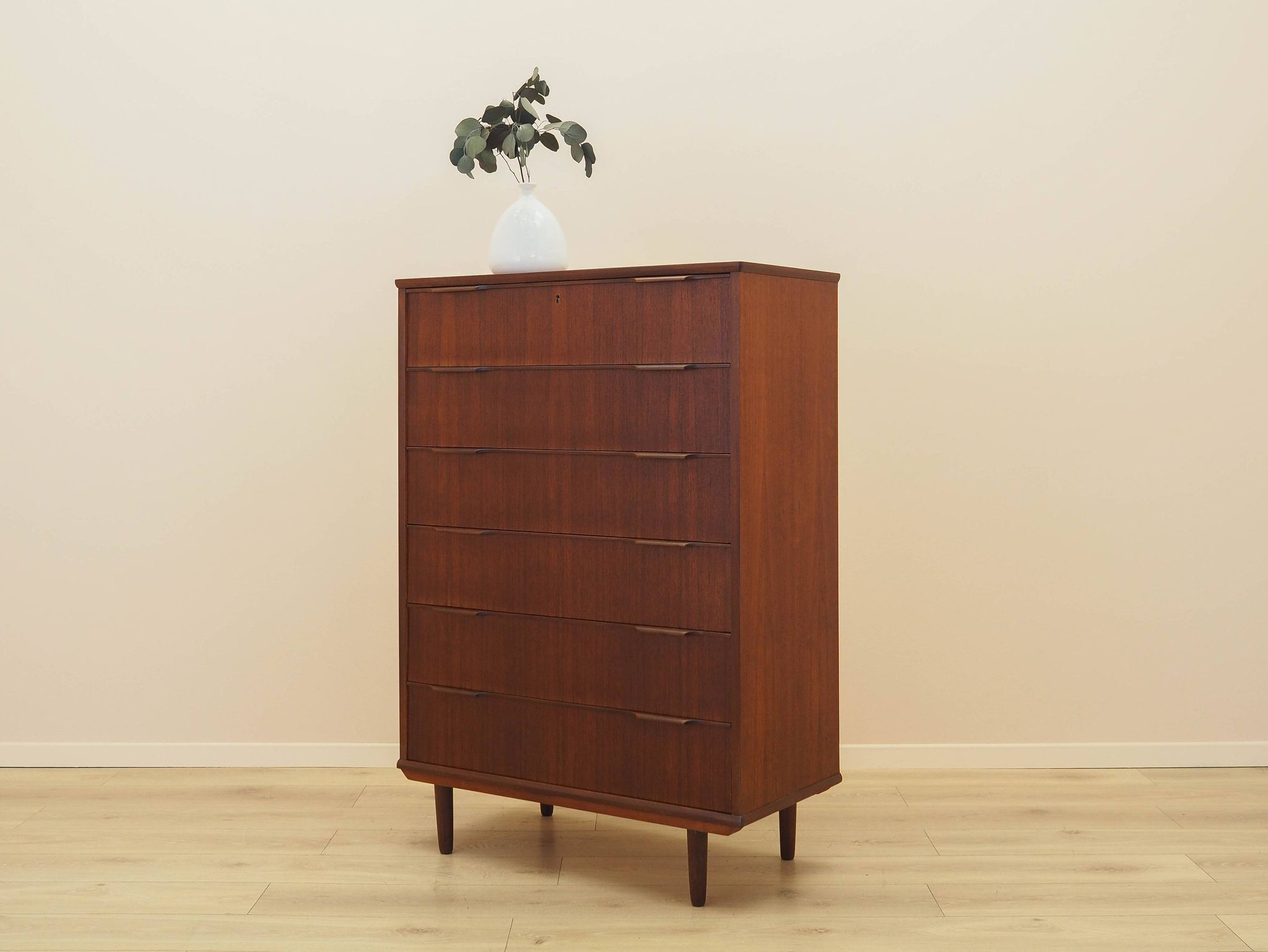 Teak chest of drawers, Danish design, 1970s, made in Denmark