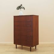 Teak chest of drawers, Danish design, 1970s, made in Denmark