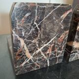Pair of bookends. Made of marble. Art Deco.