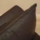 Brown leather armchair, Italian design, 1960s, production: Italy