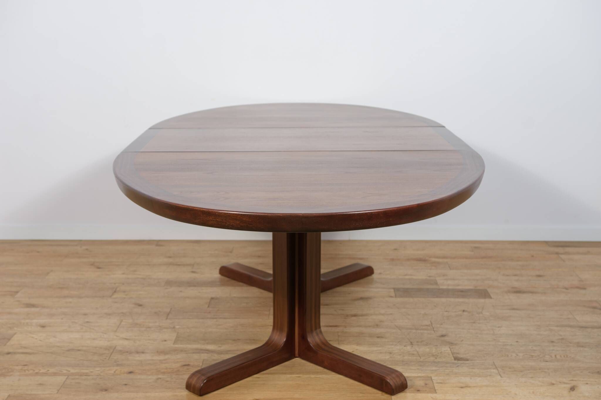 Mid-Century Oval Rosewood Extending Dining Table by Skovby, Denmark, 1960s