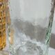 Four long drink glasses in vintage woven rattan cases