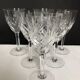 6 verres à eau en cristal taillé de Saint Louis modèle Chantilly