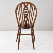 Windsor Antique Early 20th English Victorian Dining Room Chairs, Set of fou