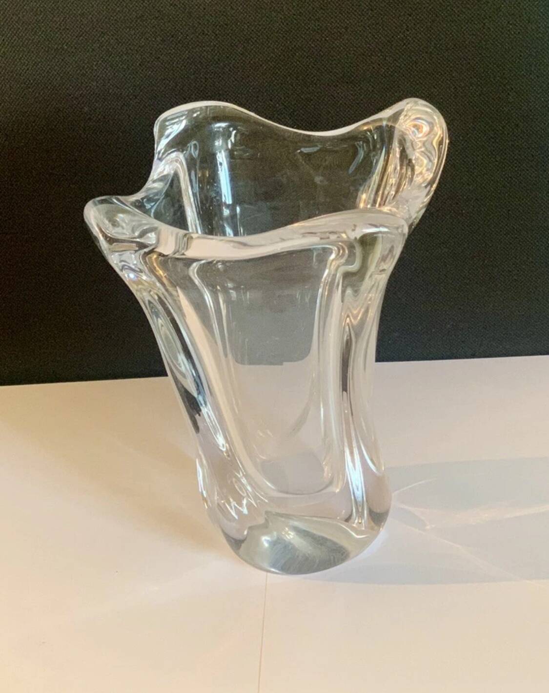 Daum Corolla vase - signature “Daum France”