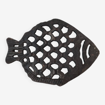 Trivet, cast iron fish