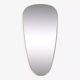 Rear view mirror and free form brass outline