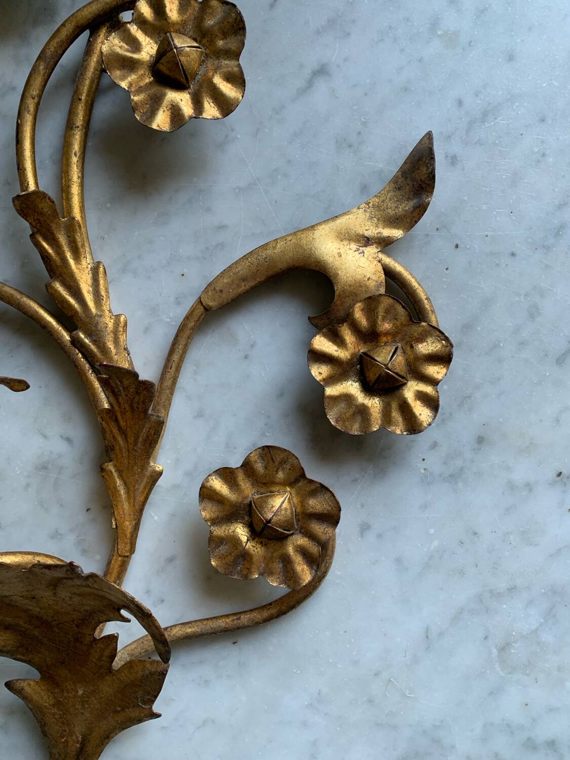 70s wall candle holder