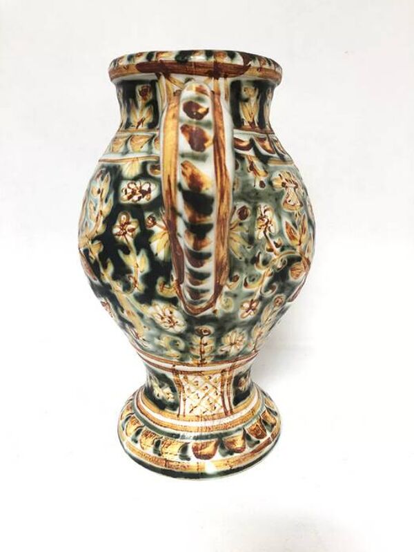 Chevrette en faïence Kéraluc Quimper par Yvain – 1960