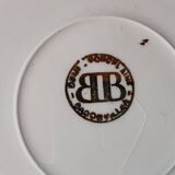 Round semi-hollow dish Porcelain