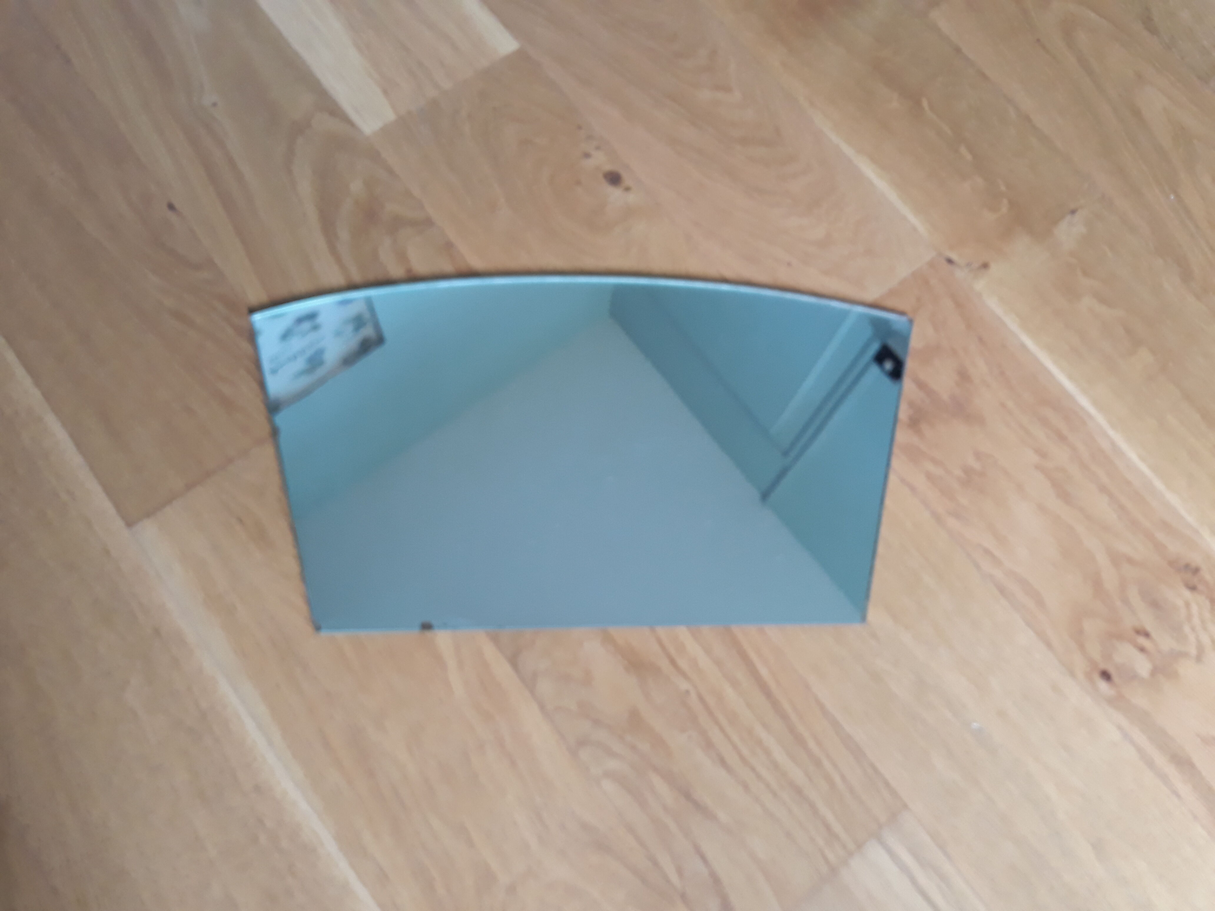 Miroir forme éventail années 60 45 x 25