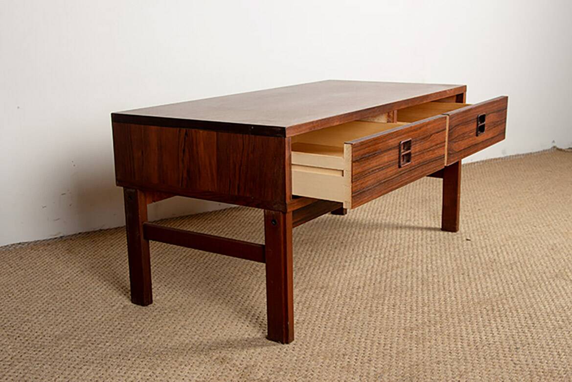 Small chest of drawers, hall or occasional furniture, Danish in rosewood.