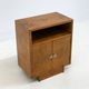 Set of two vintage Art Deco bedside tables with burl wood