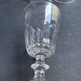 6 Water glasses n°2 - Baccarat/Saint Louis - 19th century