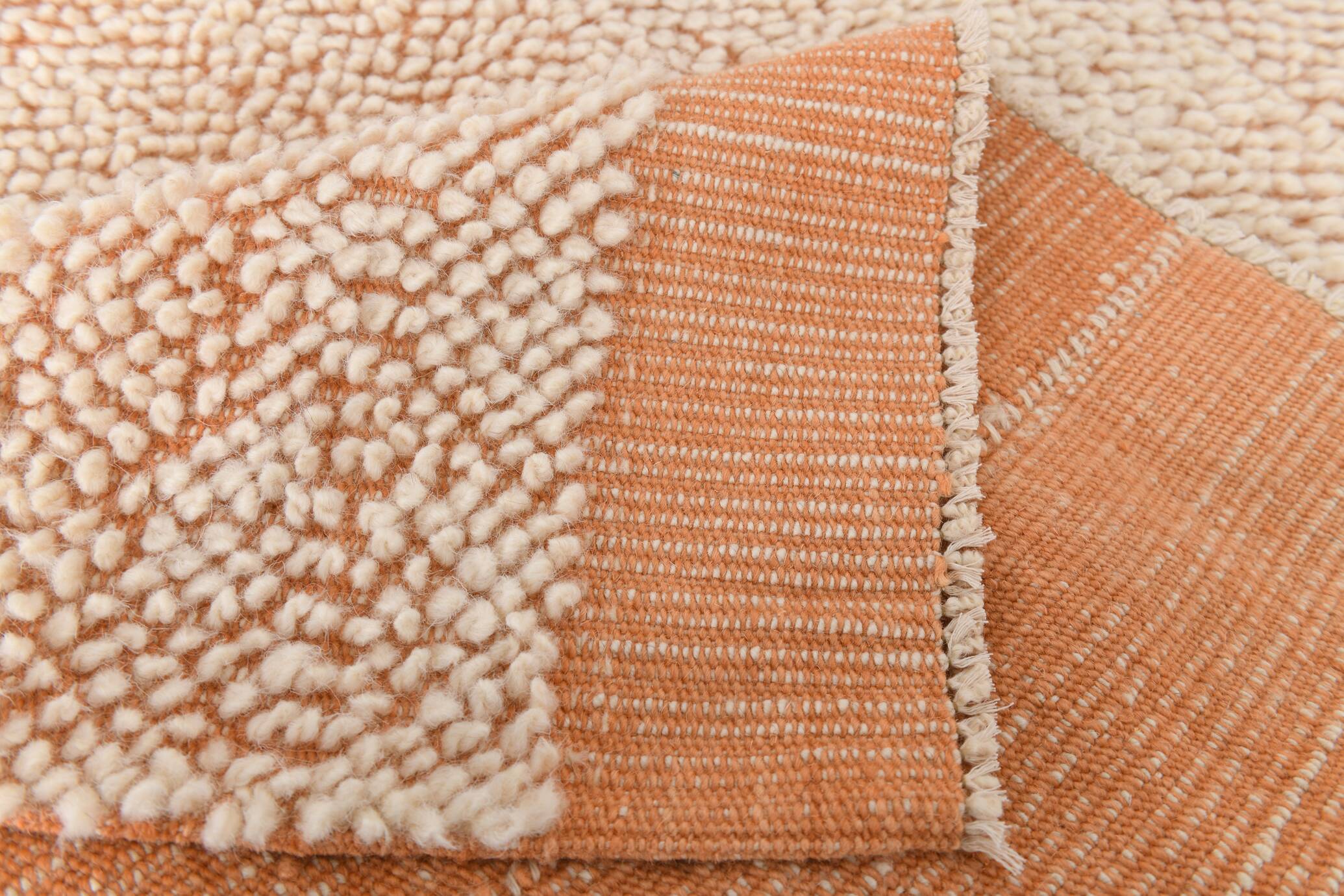 6x10 Rug For Living Room Soft Orange Vintage Rug, 200x307Cm SK 34952