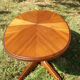 Table basse ovale vintage