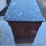 Louis Philippe marble chest of drawers
