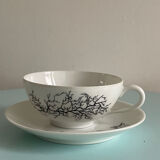 Vintage Limoges Porcelain Coffee Cups – Françoise Adnet “Black Coral”