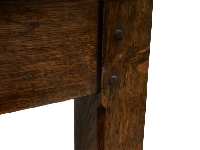 Solid oak farm table circa 1960