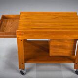 Mid-century modern Danish teak bar model 703 by Aksel Kjersgaard, 1960s