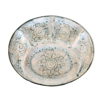 Plate of the ceramist Danuta Le Hénaff