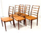 Série de Chaises scandinaves années 1960 de Niels Otto Møller