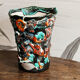 Earthenware vase, rock garden of the ocean