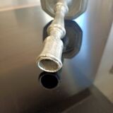18th century pewter candle holder