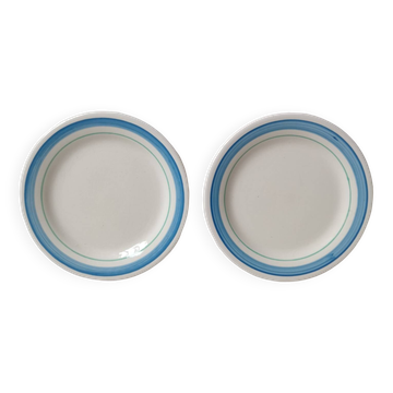 2 dessert plates
