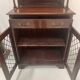 19th century Empire style mahogany serving trolley